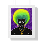 Framed "Purple Goddess" Print