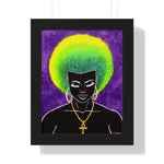 Framed "Purple Goddess" Print